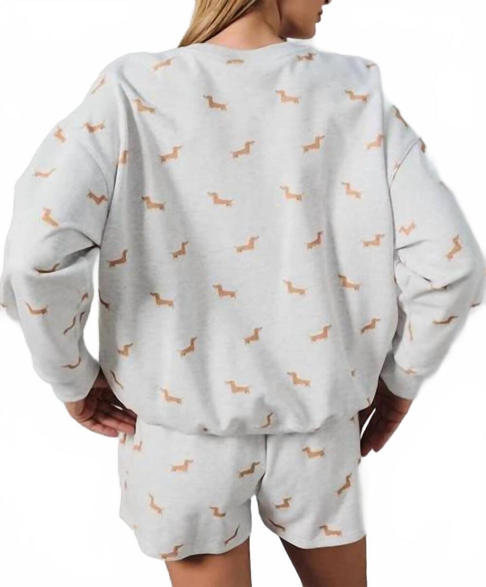 NEW SUNDAY EDITION hot dog shorts in light grey heather - Picture 3 of 9